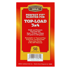 Cardboard Gold Perfect Fit Sleeves PSA Beckett 20pt 75pt Toploader Card Saver 1