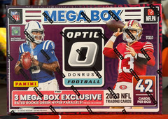 2023 Panini Donruss Optic Football Sealed Mega Box Rookie GREEN Hyper Parallels