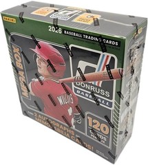 2026 Panini Donruss Baseball Factory Sealed 6 Pack Mega Box 120 Cards 2 Hits!