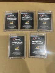 BCW Magnetic Card Holder 130pt Point with UV Protection — Lot of 5 holders