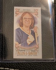 2021 Allen & Ginter Mini #275 Dave Hanson Slap Shot Hanson Brothers