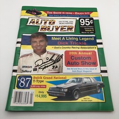 Dick Trickle #32 Autograph Signed Auto Buyer Magazine Nascar Artgo
