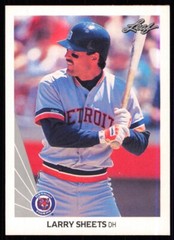1990 Leaf Larry Sheets Detroit Tigers #350