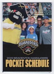 Bradenton Marauders 2022 Regular Season Pocket Schedule