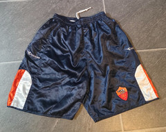 VTG AS ROMA 90’S SHINY DIADORA SHINY SHORTS SZ S? (NO SIZE TAG)