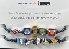 FIFA WORLD CUP ARGENTINA WITH THE USA/MEXICO/CANADA BRACELET