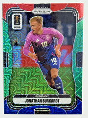 JONATHAN BURKARDT SP Red Green Blue MOJO PRIZM 2026 WORLD CUP Germany