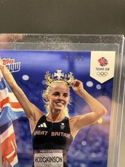 2024 TOPPS NOW OLYMPIC TEAM GB KEELY HODGKINSON WINS 800m GOLD Blue 60/99