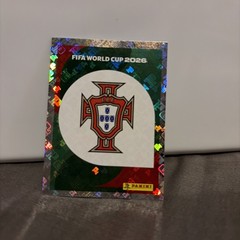 2026 Panini FIFA World Cup Stickers — Portugal Team Logo Badge Foil #POR 1