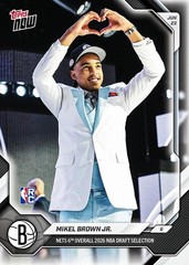Mikel Brown Jr. — 2025-26 NBA Topps NOW® — Card MBRO — Presale