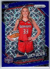 2025 Panini Prizm WNBA Lucy Olsen Blue Velocity Prizms #145