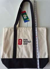 FIFA World Cup 2026 Official Licensed Red Logo Heavy Duty Canvas Tote Bag NEW