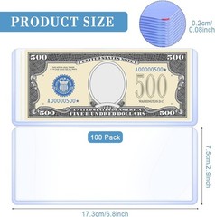 Waterproof Dollar Bill Protectors