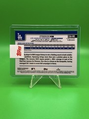 2025 Topps Gilded Collection Blue Gold Hyeseong Kim RC Auto /50 Dodgers Rookie