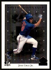 1998 SP Authentic Sheer Dominance #SD23 Jose Cruz Jr. Toronto Blue Jays
