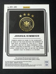 2022-23 Panini Donruss — Kit Series #KS-JKI Joshua Kimmich (MEM) Germany Bayern