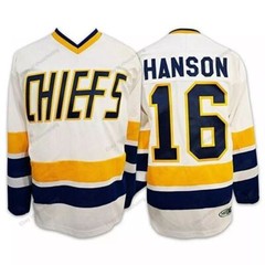 Reggie Hanson Brothers #16 #17 #18 Charlestown Chiefs Hockey Jersey Youth/Men