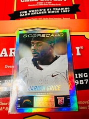 2014 Score Hot Rookies Scorecard #/99 Marion Grice RC Chargers #404 V310