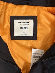 McLaren Jacket Mens Med Black White Formula 1 Racing Team Motorsport NEW NWT