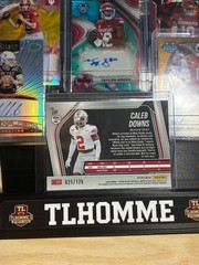 Caleb Downs prizm black /175
