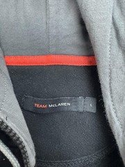 Team McLaren Hoodie Jacket Mens Large Black Formula 1 Racing Full Zip