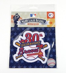 Atlanta Braves 30th Season In Atlanta Official MLB Collector Patch Emblem New