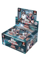 2025 TOPPS CHROME FOOTBALL FACTORY SEALED HOBBY JUMBO BOX