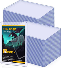 Estuches Protectores Para Cartas De 35PT Paquete De 32 Fundas De Plastico Rígido