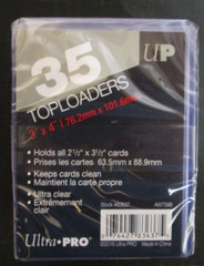 Ultra Pro 3×4 Regular TOP LOADERS 35pt 1 Pack of 35 for standard size cards