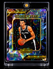 VICTOR WEMBANYAMA ROOKIE RARE DISCO Golden Silver Black Refractor Spurs 2023-24