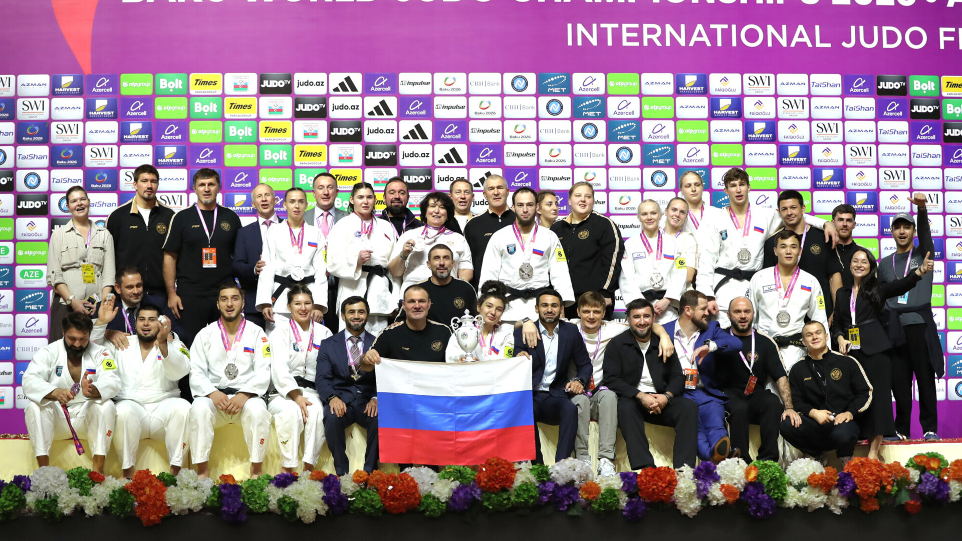 Дзюдоисты сборной России завоевали шесть медалей на чемпионате мира в Баку